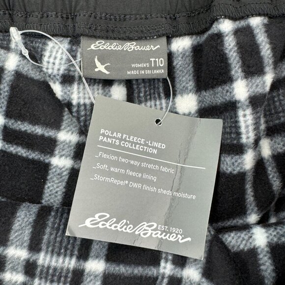 Eddie Bauer Slightly Curvy Fleece-Lined Stretch Joggers Women's Size 10 Tall - Picture 5 of 7